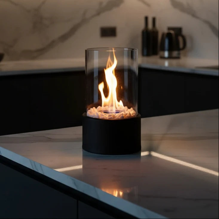 Tabletop Fireplace Smokeless Bioethanol Portable Indoor & Outdoor Use