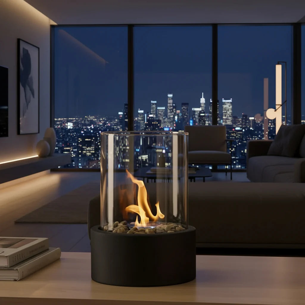 Tabletop Fireplace Smokeless Bioethanol Portable Indoor & Outdoor Use