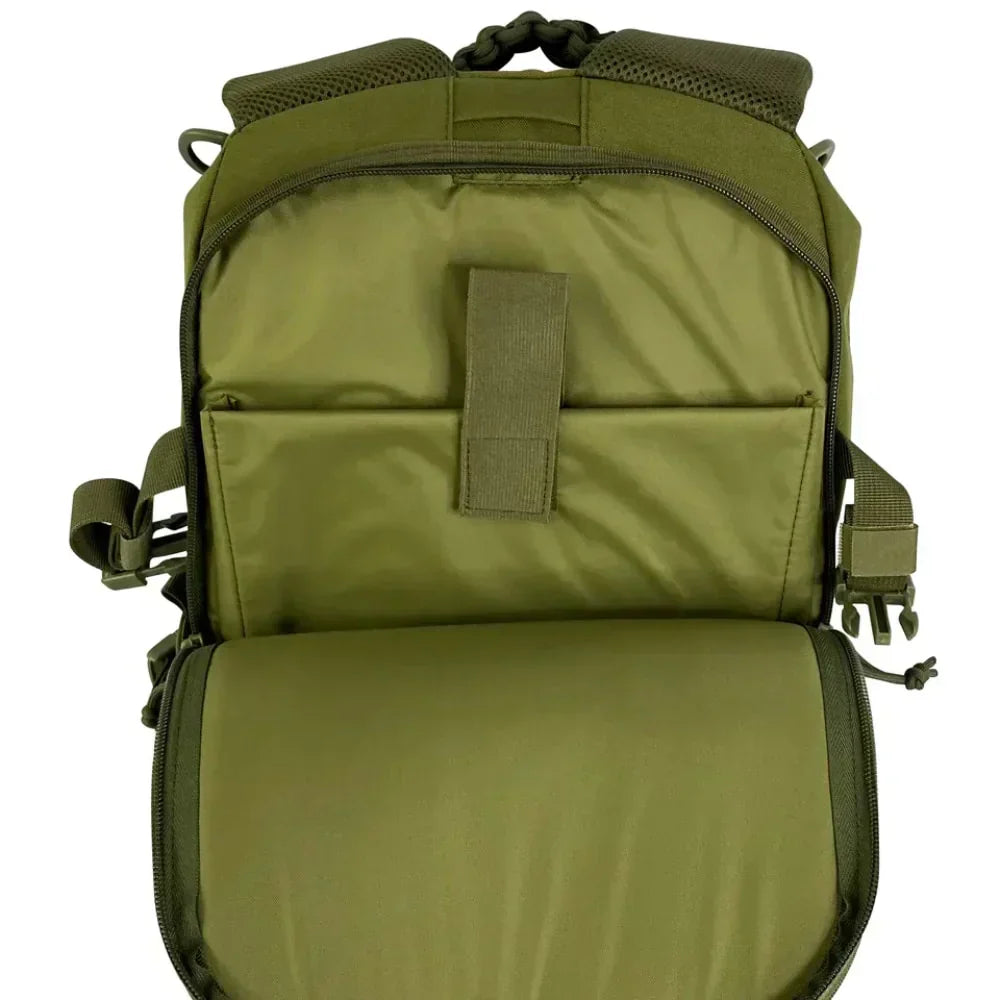 Tactical Backpack MOLLE System Padded Back Panel Hydration Compatible