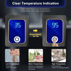 Tankless Water Heater Instant Hot Water & LED Temp Display