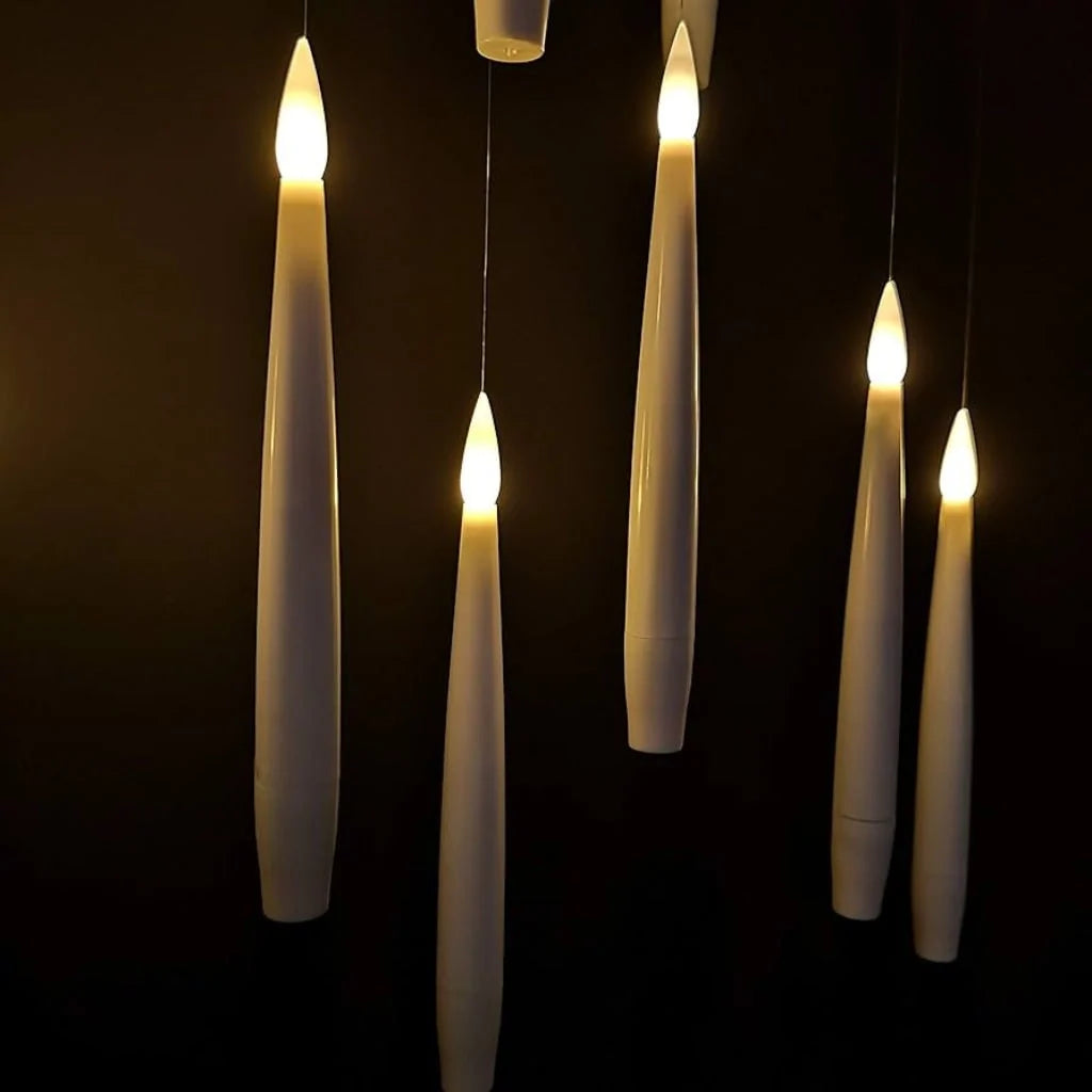 Taper Candle Floating Flameless LED Remote Control
