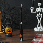 Taper Candle Ghost & Pumpkin Print Clean Burning