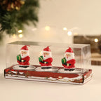 Tea Light Set Festive Figurine & Gift Box