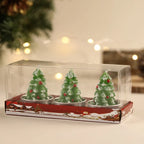 Tea Light Set Festive Figurine & Gift Box