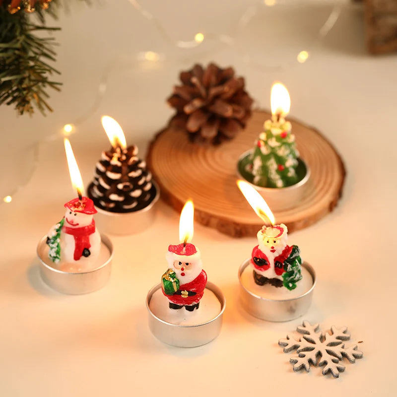 Tea Light Set Festive Figurine & Gift Box