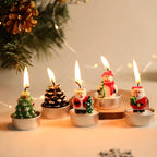 Tea Light Set Festive Figurine & Gift Box