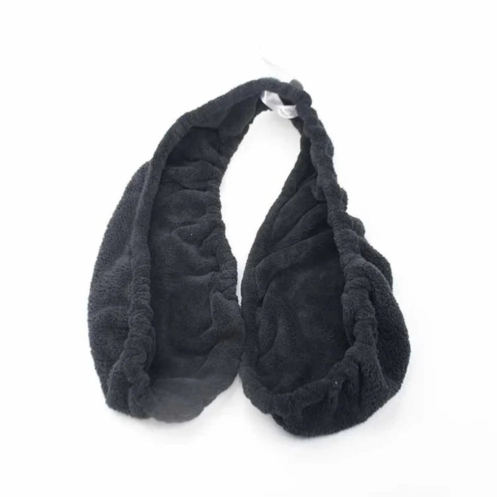 Terry Towel Bra Absorbent Quick-Dry Adjustable Cord
