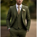 Three-Piece Suit Slim Fit & Wrinkle-Resistant
