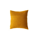 Throw Pillow Ribbed Chenille Removable Cover & Hidden Zipper