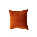 Throw Pillow Ribbed Chenille Removable Cover & Hidden Zipper