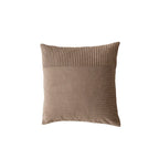 Throw Pillow Ribbed Chenille Removable Cover & Hidden Zipper