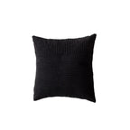 Throw Pillow Ribbed Chenille Removable Cover & Hidden Zipper