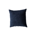 Throw Pillow Ribbed Chenille Removable Cover & Hidden Zipper