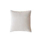 Throw Pillow Ribbed Chenille Removable Cover & Hidden Zipper
