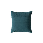 Throw Pillow Ribbed Chenille Removable Cover & Hidden Zipper