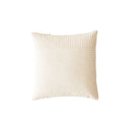 Throw Pillow Ribbed Chenille Removable Cover & Hidden Zipper