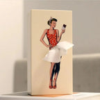 Tissue Box Cover Weighted Base & Billowing Skirt