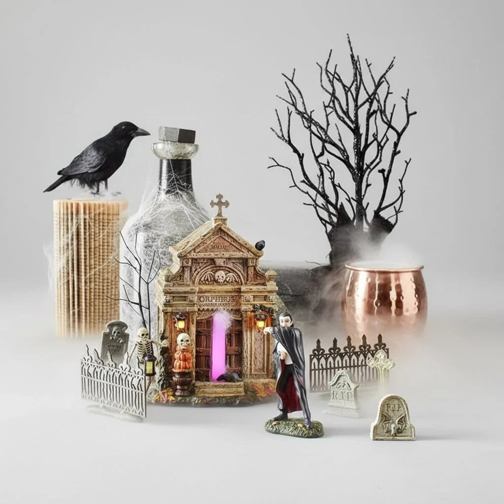 Tombstone Set Miniature Resin Four Pack