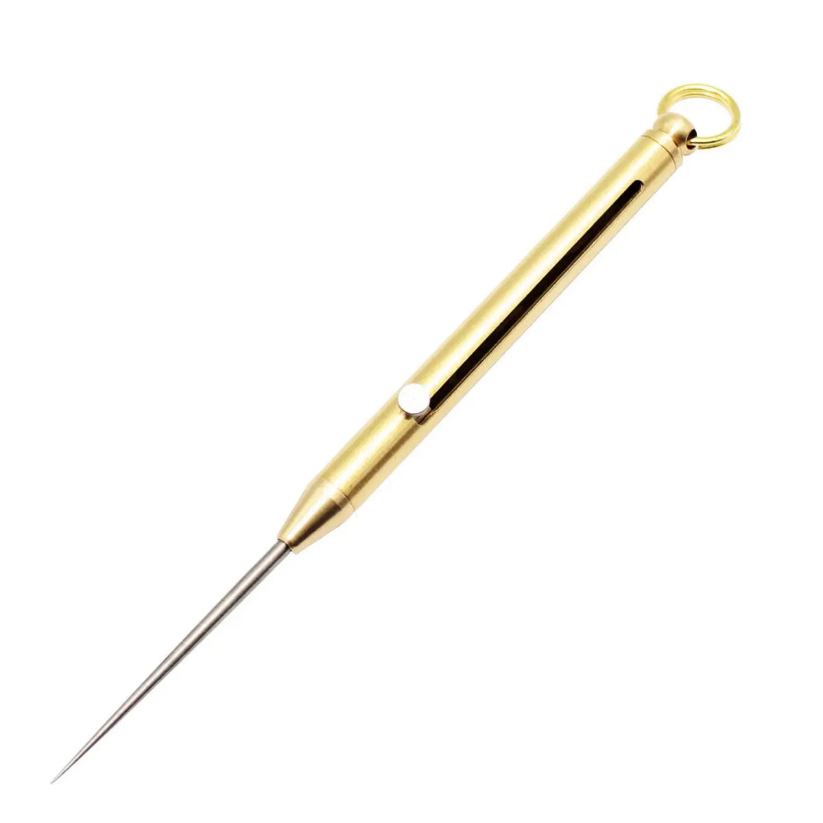 Toothpick Telescopic Metal Keychain Case