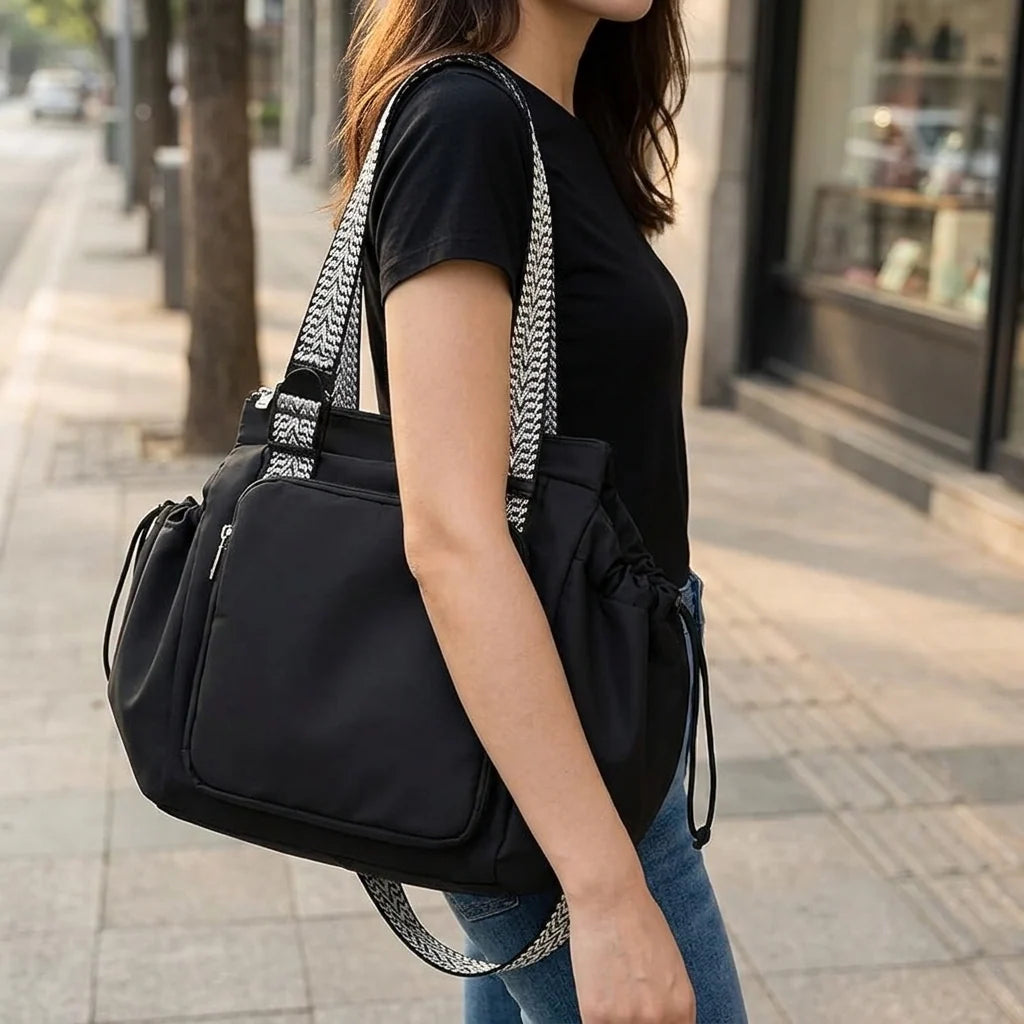 Tote Bag Convertible 15 Pockets Water-Resistant Nylon