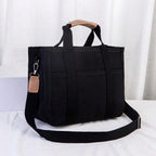 Tote Bag Durable Canvas Reinforced Handles & Spacious Interior