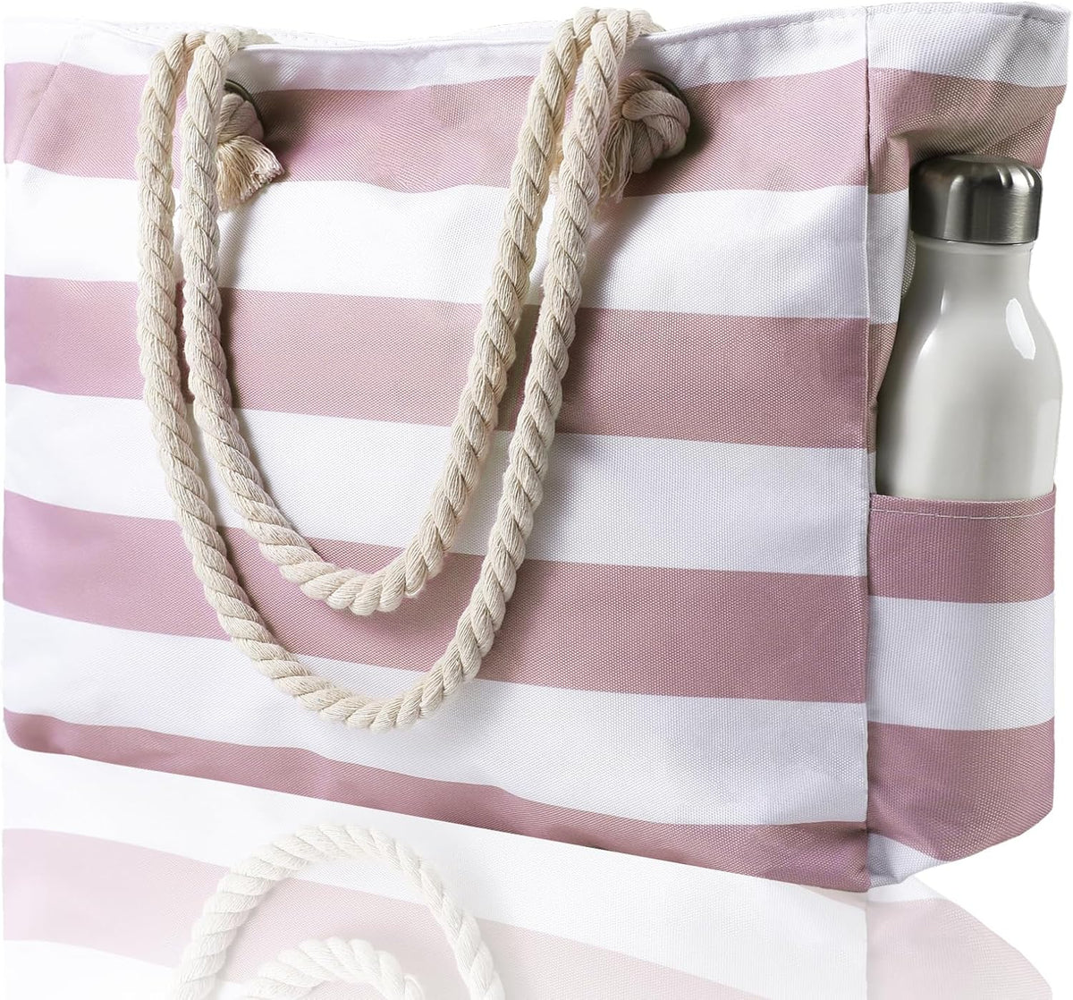 Tote Bag Waterproof Sandproof Zip-Top
