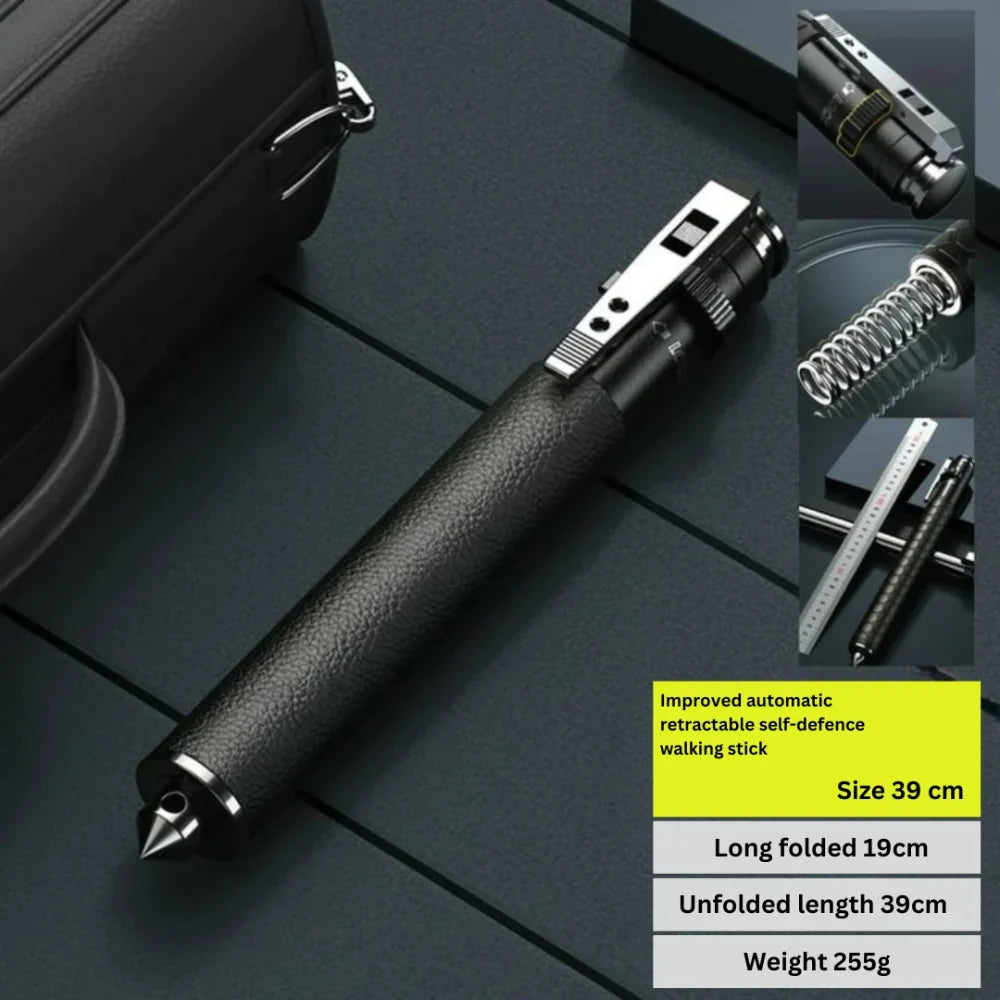Trekking Pole Adjustable Telescoping Shock-Absorbing Shaft Secure Locks