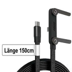 USB-C Cable Braided Nylon & Folding Stand 59.1 In