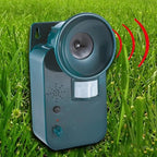 Ultrasonic Repeller Motion-Activated Adjustable Frequency Battery-Powered Weather-Resistant