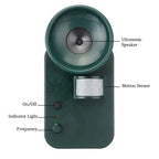 Ultrasonic Repeller Motion-Activated Adjustable Frequency Battery-Powered Weather-Resistant