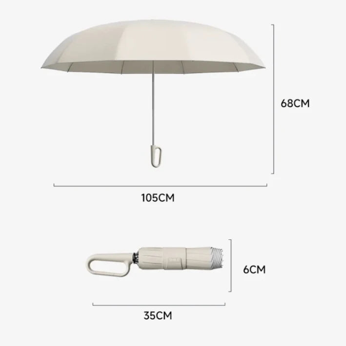 Umbrella Stormproof Windproof Frame & Reflective Trim
