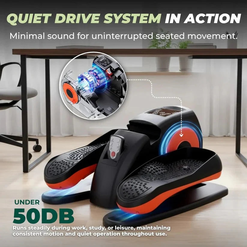 Under Desk Elliptical Quiet Remote Control & LCD