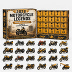 Vehicle Advent Calendar Die-Cast Metal 24-Piece Set