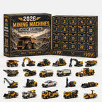 Vehicle Advent Calendar Die-Cast Metal 24-Piece Set