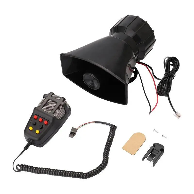 Vehicle Alert System 135dB Multi-Tone & Microphone