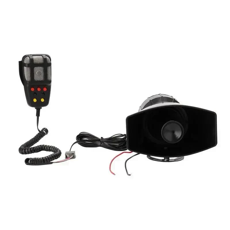 Vehicle Alert System 135dB Multi-Tone & Microphone