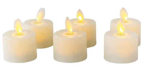 Votive Candles LED Flickering Remote Control
