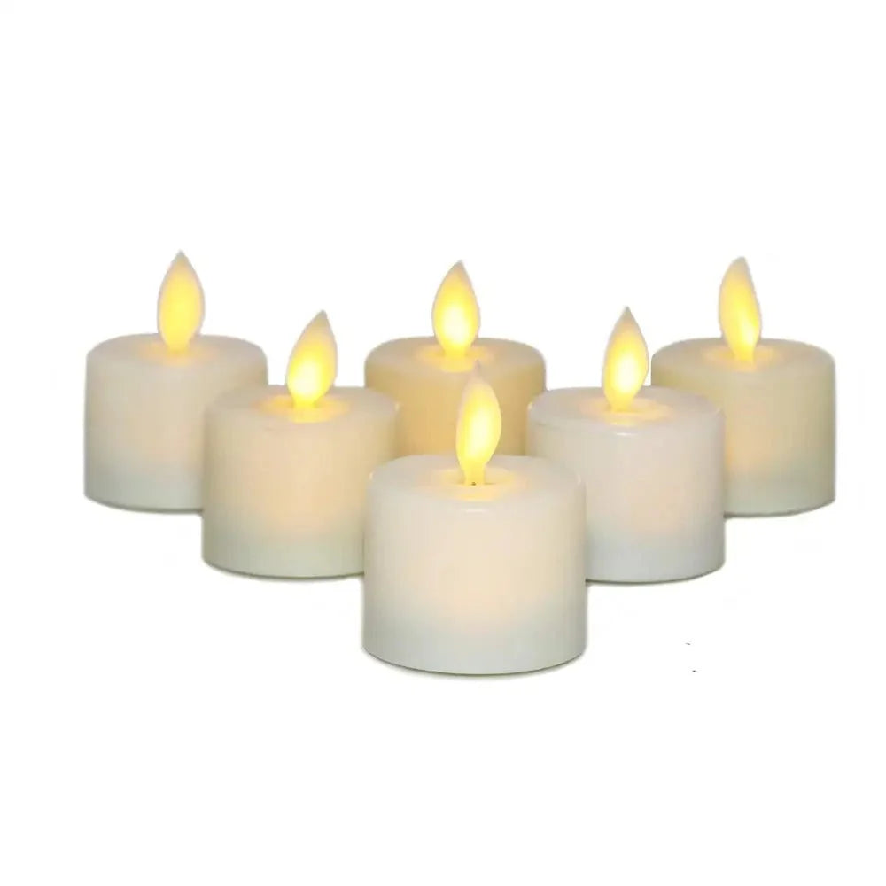 Votive Candles LED Flickering Remote Control
