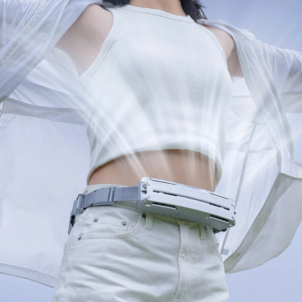 Waist Fan Rechargeable Hands-Free Belt Clip