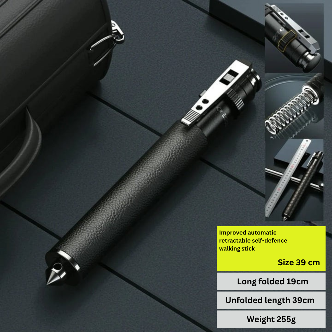 Walking Cane One-Click Extendable Non-Slip Handle