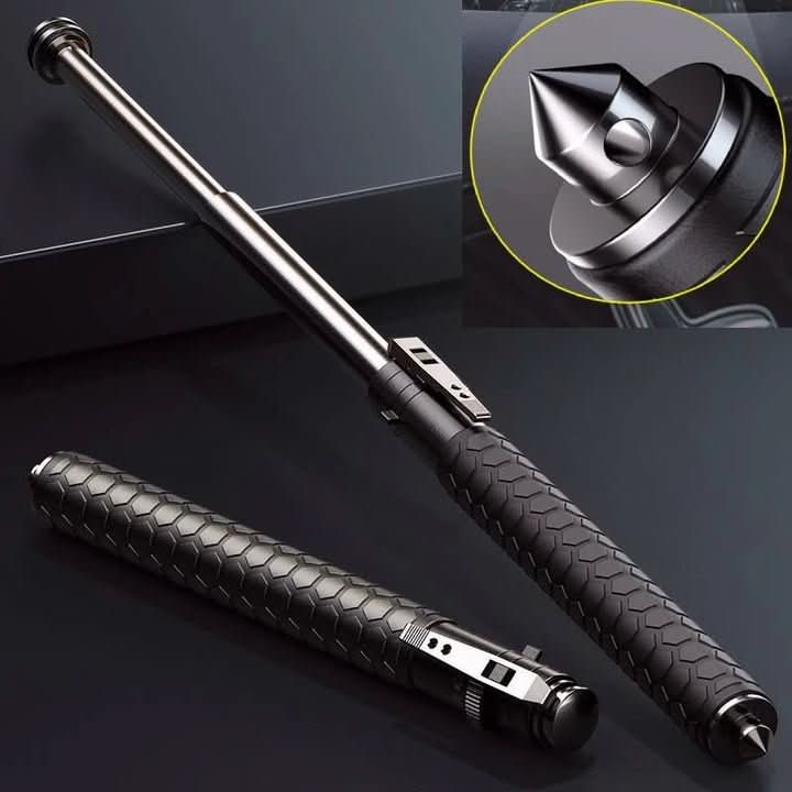 Walking Stick Automatic Folding Aluminum Non-Slip Grip