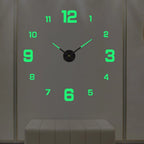 Wall Clock 3D Design Silent Movement Adjustable Size