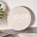 Wall Clock Digital USB Rechargeable 7.7 Inch