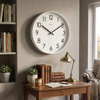 Wall Clock Silent Quartz Easy Read Numerals
