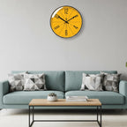 Wall Clock Silent Quartz Movement High-Contrast Numerals
