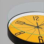 Wall Clock Silent Quartz Movement High-Contrast Numerals
