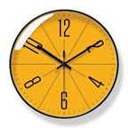 Wall Clock Silent Quartz Movement High-Contrast Numerals