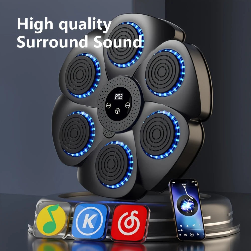 Wall Mounted Boxing Target Music Sync LED Rechargeable