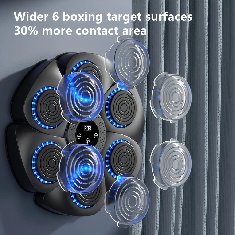 Wall Mounted Boxing Target Music Sync LED Rechargeable