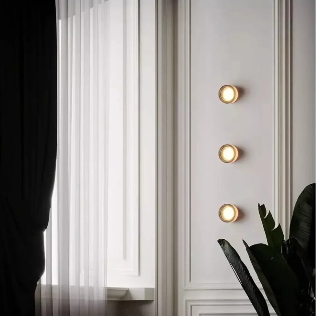 Wall Sconce Round LED Acrylic Diffuser
